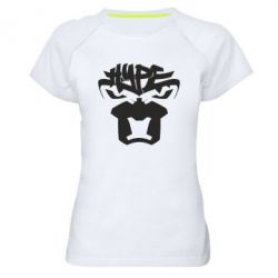 Жіноча футболка для спорту Hype Monster - PrintSalon