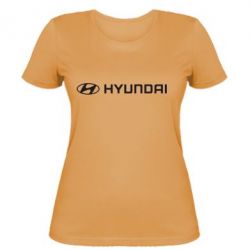 Женская футболка Hyundai 2 - PrintSalon