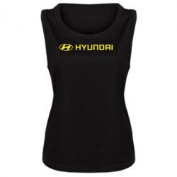Женская майка Hyundai 2 - PrintSalon