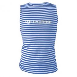 Майка-тельняшка Hyundai 2 - PrintSalon