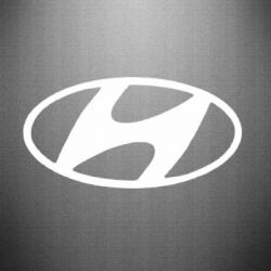 Наклейка Hyundai logo - PrintSalon