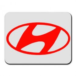 Коврик для мыши Hyundai logo - PrintSalon