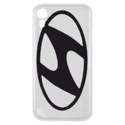 Чехол для iPhone XR Hyundai logo - PrintSalon