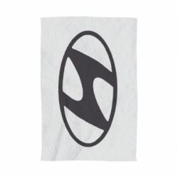 Полотенце с принтом Hyundai logo - PrintSalon