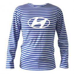 Тельняшка с длинным рукавом Hyundai logo - PrintSalon