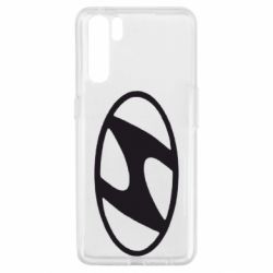 Чехол для Oppo A91/Reno3 Hyundai logo - PrintSalon