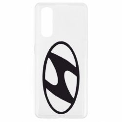 Чехол для Oppo Find X2 Hyundai logo - PrintSalon