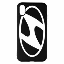 Чехол для iPhone X/Xs Hyundai logo - PrintSalon