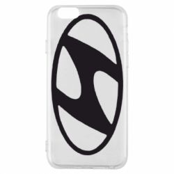 Чехол для iPhone 6/6S Hyundai logo - PrintSalon