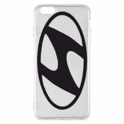 Чехол для iPhone 6 Plus/6S Plus Hyundai logo - PrintSalon
