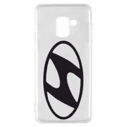 Чехол для Samsung A8 2018 Hyundai logo - PrintSalon