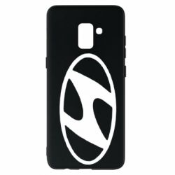 Чехол для Samsung A8+ 2018 Hyundai logo - PrintSalon