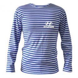 Тельняшка с длинным рукавом Hyundai Small - PrintSalon