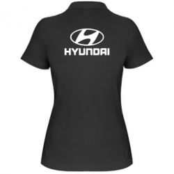 Женское поло HYUNDAI - PrintSalon