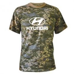 Камуфляжная футболка HYUNDAI - PrintSalon