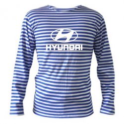 Тельняшка с длинным рукавом HYUNDAI - PrintSalon