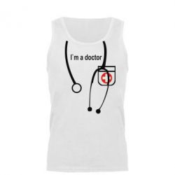 Мужская майка I'am a doctor - PrintSalon