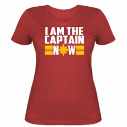 Жіноча футболка I am captain now - PrintSalon