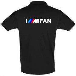 Мужское поло I am FAN - PrintSalon