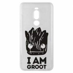 Чехол для Meizu Note 8 I am Groot text - PrintSalon