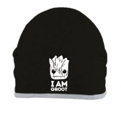 Шапка I am Groot text - PrintSalon