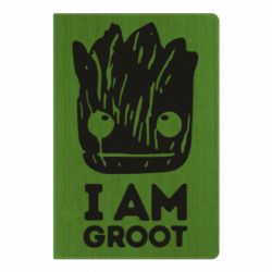 Блокнот з принтом I am Groot text-PrintSalon Блокнот з принтом I am Groot text