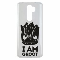 Чехол для Xiaomi Redmi Note 8 Pro I am Groot text - PrintSalon