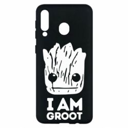 Чехол для Samsung M30 I am Groot text - PrintSalon