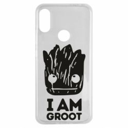 Чехол для Xiaomi Redmi Note 7 I am Groot text - PrintSalon