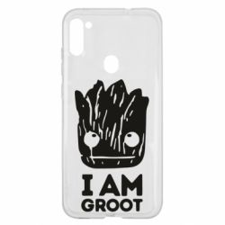Чехол для Samsung A11/M11 I am Groot text - PrintSalon