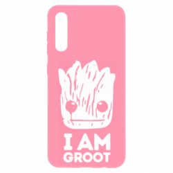 Чохол для Samsung A50 I am Groot text