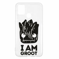 Чохол для Samsung M31 I am Groot text-PrintSalon Чохол для Samsung M31 I am Groot text