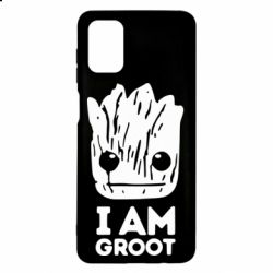 Чехол для Samsung M51 I am Groot text - PrintSalon