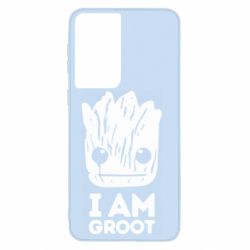 Чехол для Samsung S21 I am Groot text-PrintSalon Чехол для Samsung S21 I am Groot text