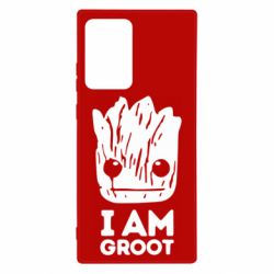 Чехол для Samsung Note 20 Ultra I am Groot text - PrintSalon