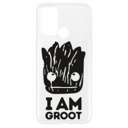 Чехол для Oppo A52/A72/A92 I am Groot text - PrintSalon