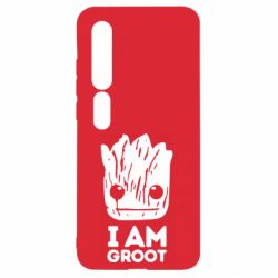 Чехол для Xiaomi Mi10/10 Pro I am Groot text - PrintSalon