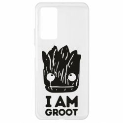 Чехол для Xiaomi Mi 10T/10T Pro I am Groot text - PrintSalon