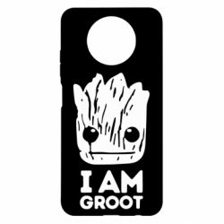 Чехол для Xiaomi Redmi Note 9 5G/Redmi Note 9T I am Groot text - PrintSalon