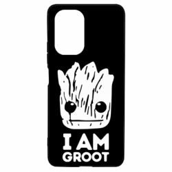 Чехол для Xiaomi Poco F3/K40 I am Groot text