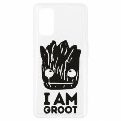 Чехол для Realme 7 Pro I am Groot text - PrintSalon