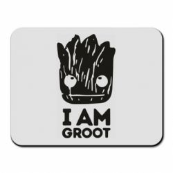 Коврик для мыши I am Groot text - PrintSalon