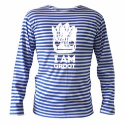 Тільник з довгим рукавом I am Groot text