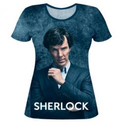 Женская футболка 3D I am Sherlocked - PrintSalon