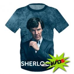 Детская 3D футболка I am Sherlocked - PrintSalon