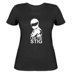 Женская футболка I am the Stig - PrintSalon
