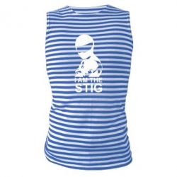Майка-тельняшка I am the Stig - PrintSalon