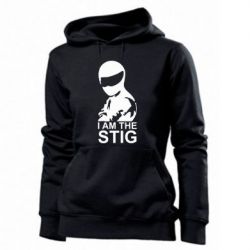 Женское худи I am the Stig - PrintSalon