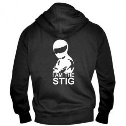 Мужское худи на молнии I am the Stig