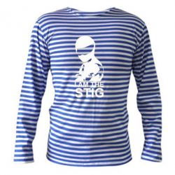 Тельняшка с длинным рукавом I am the Stig - PrintSalon